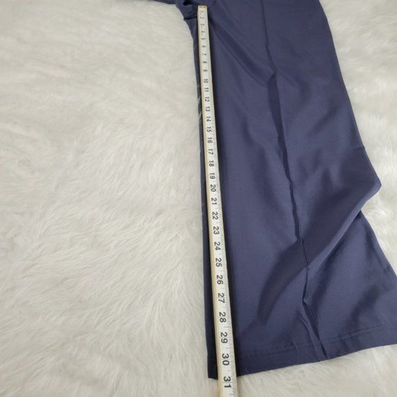 Lululemon Cadet Blue Noir Wide Leg High Rise Pants Women's 6 - Picture 8 of 16